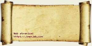 Anđelka Tanasković vizit kartica